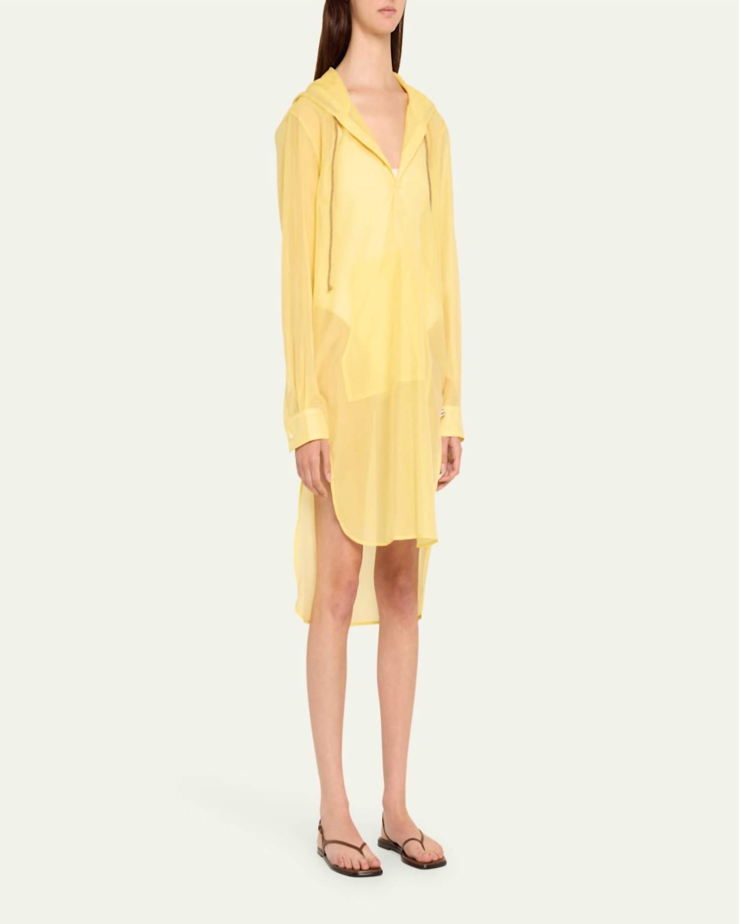 Thesalting - Long Sleeve Hoodie Tunic