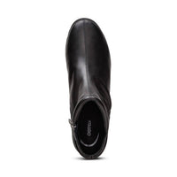 Aetrex Women's Zoey Slip-on Boots in black leather 1 - women's shoe - view 5