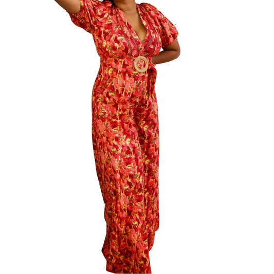 Mulla - Floral Cotton Jumpsuit