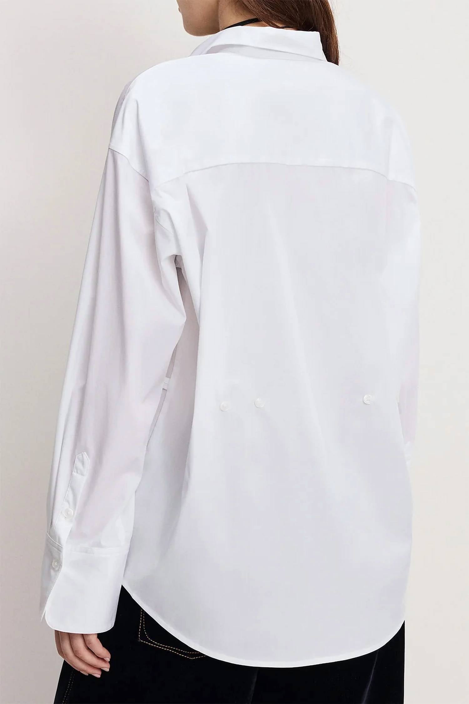 Good American - POPLIN OVERSIZED SHIRT