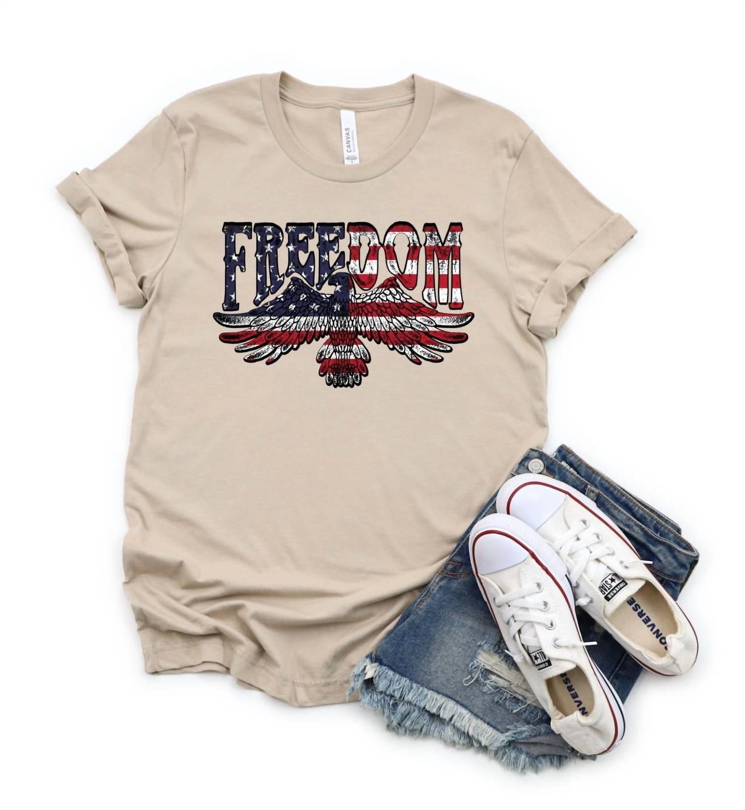 Exclusive Thredz - Freedom Flag/Eagle Tee
