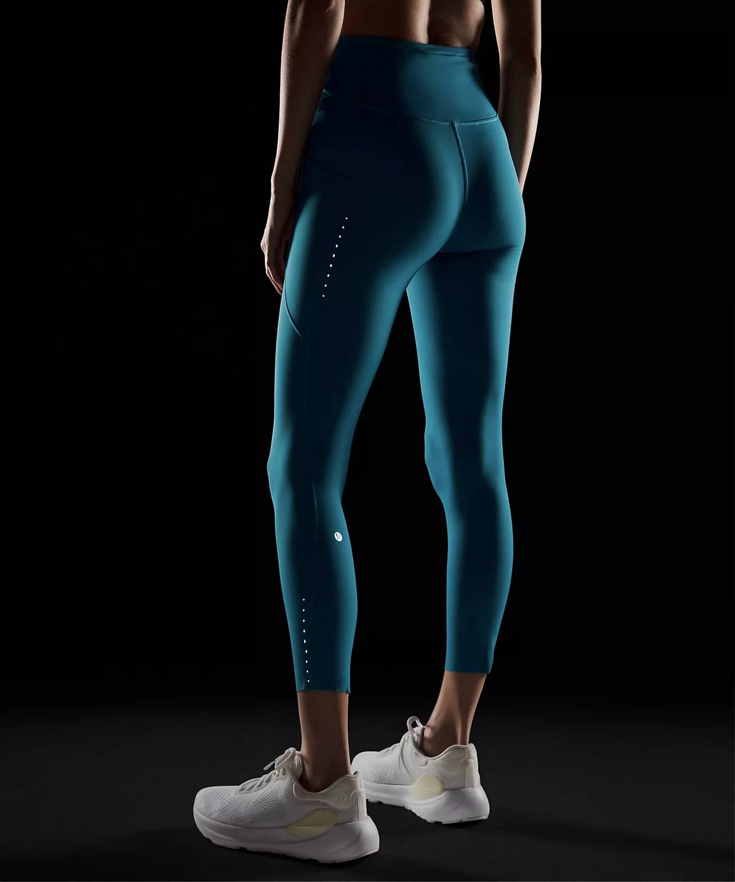 lululemon Fast and Free High Rise Tight in hawaiian blue - women's pants - view 7