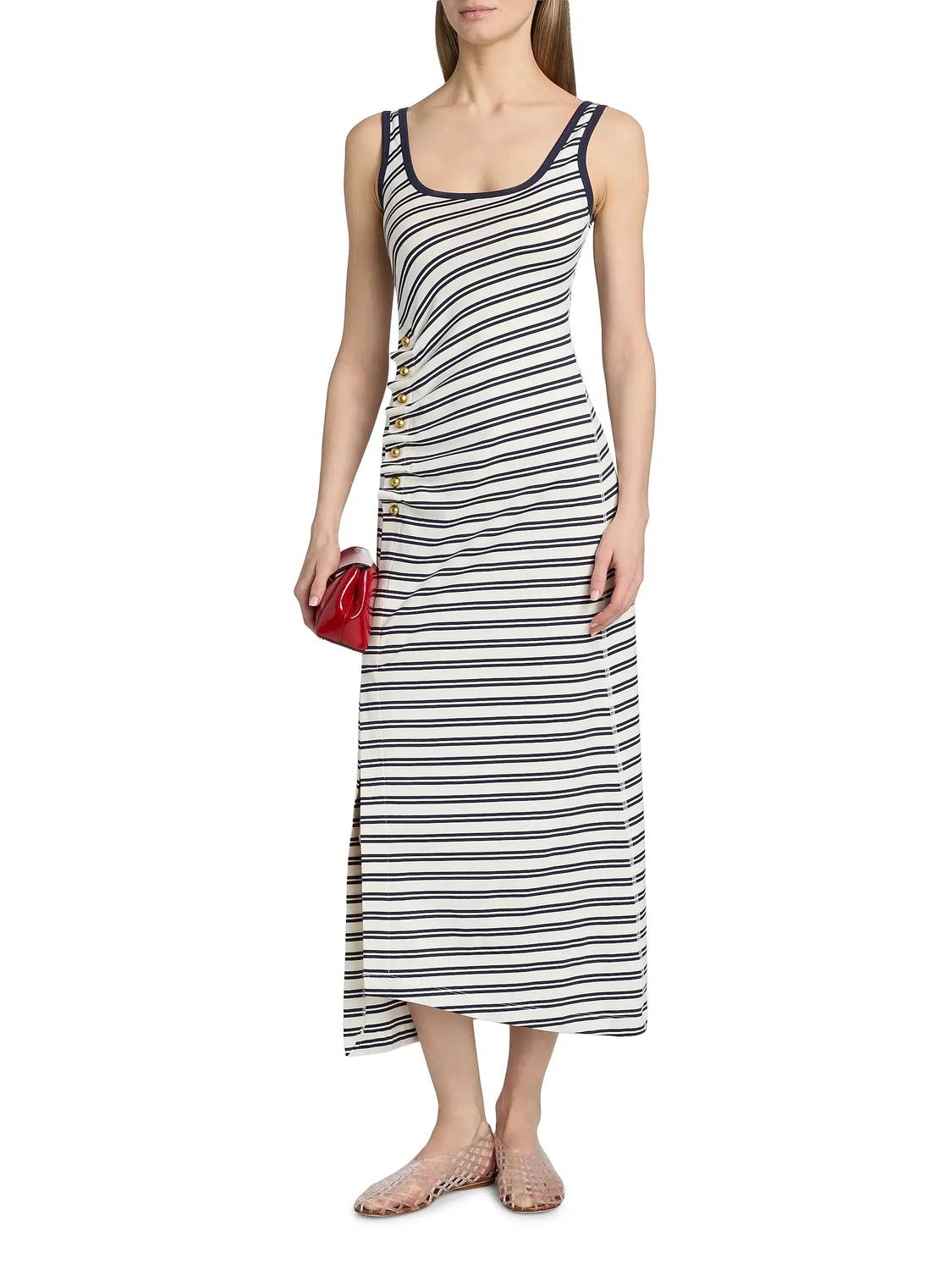 Simkhai - Becker Cotton Jersey Midi Dress