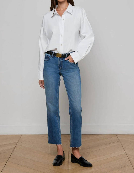 L'Agence - Milana Low Rise Stovepipe Jean