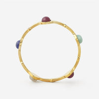 Avenue Chic - Women's Temple Muse Gemstone Stackable Bangle