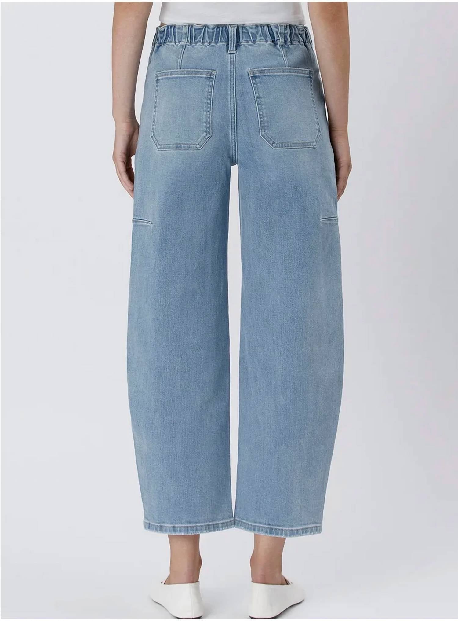 Flying Monkey - High Rise Barrel Jeans