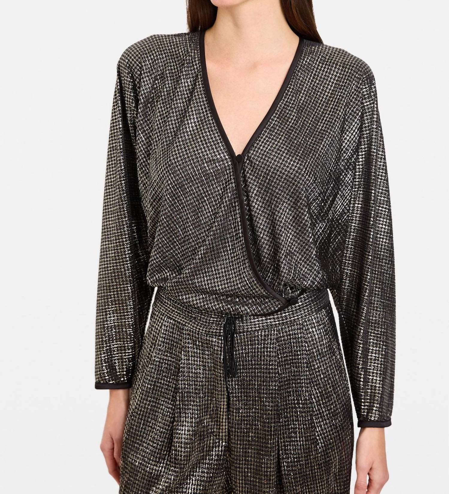 Forte Forte - Lame Crossed Shirt