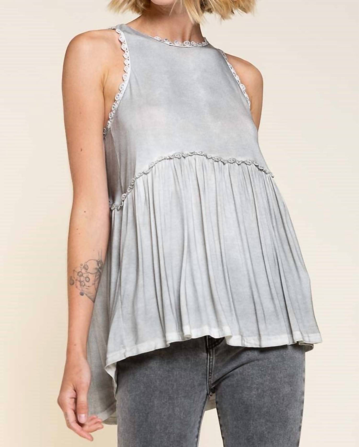 Pol - Sweet & Simple Babydoll Top