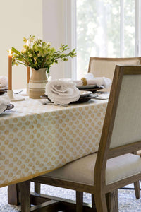 Pomegranate - Maeve Handblocked Tablecloth