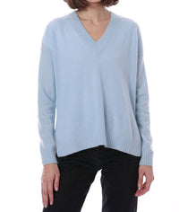 Minnie Rose - Cashmere Long And Lean V-neck Sweater