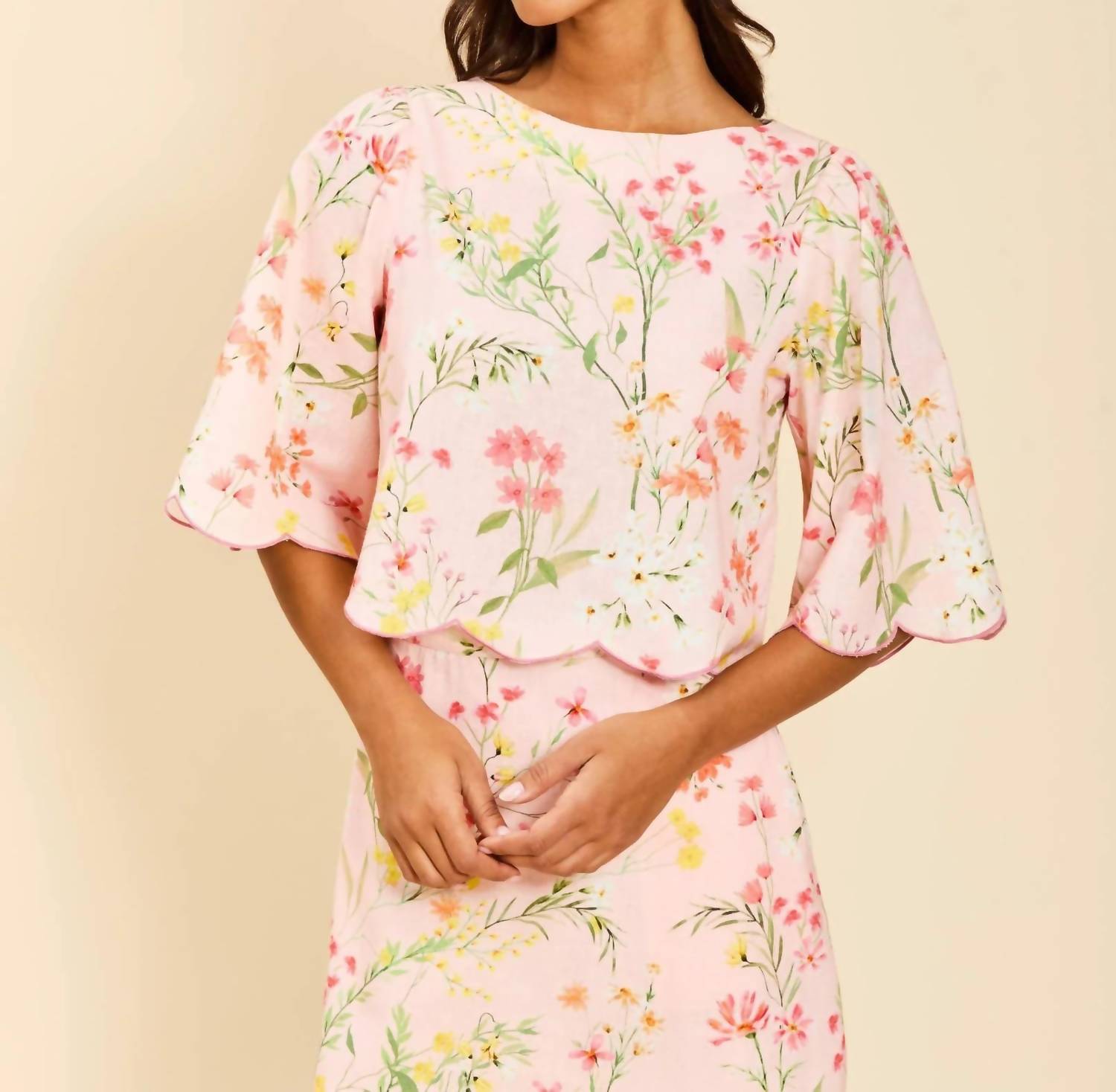 Mestiza New York - Charlize Scallop Top