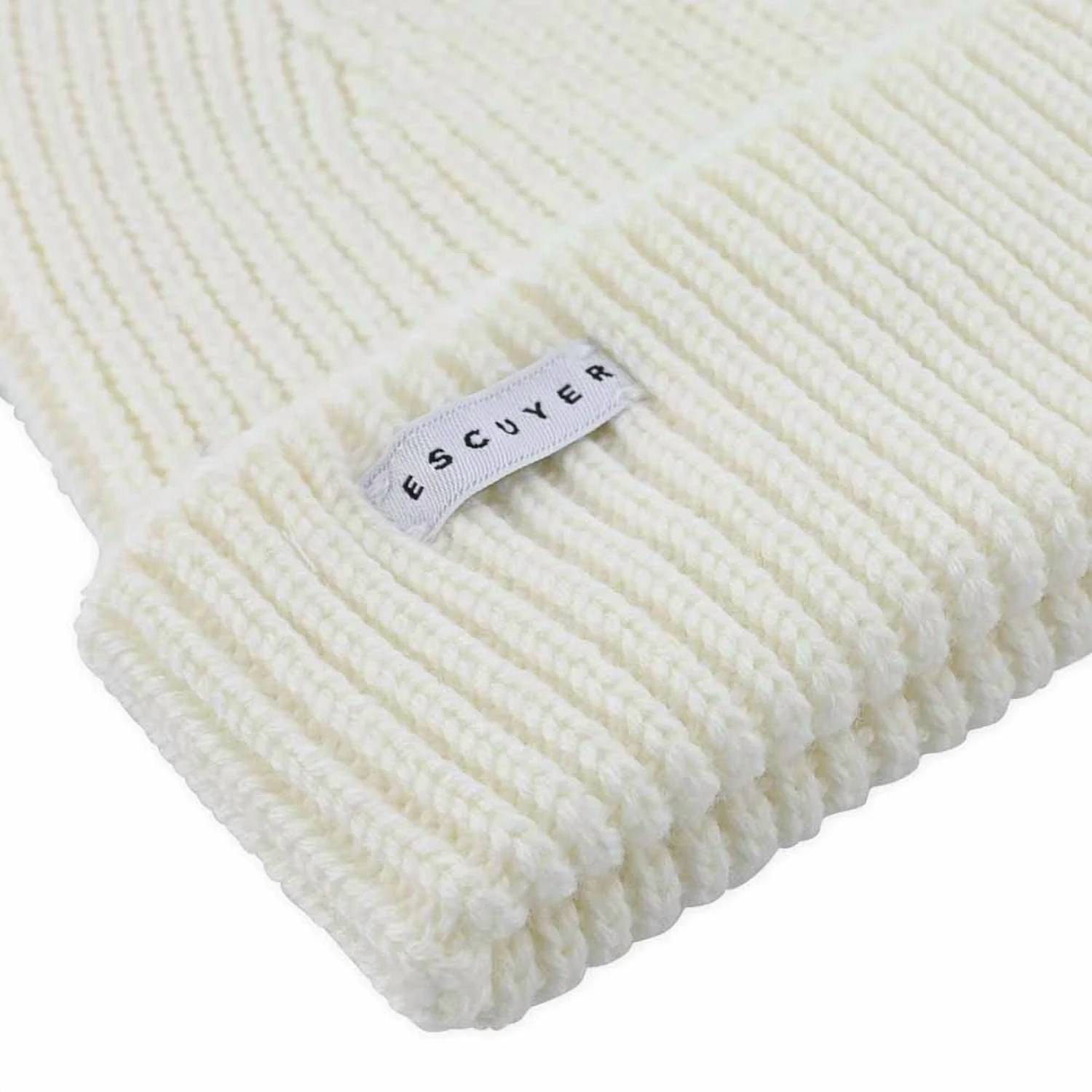 Escuyer - Unisex Ribbed Merino Beanie