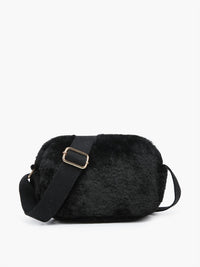 Jen & Co. - Women's Geneva Faux Fur Belt Crossbody Bag
