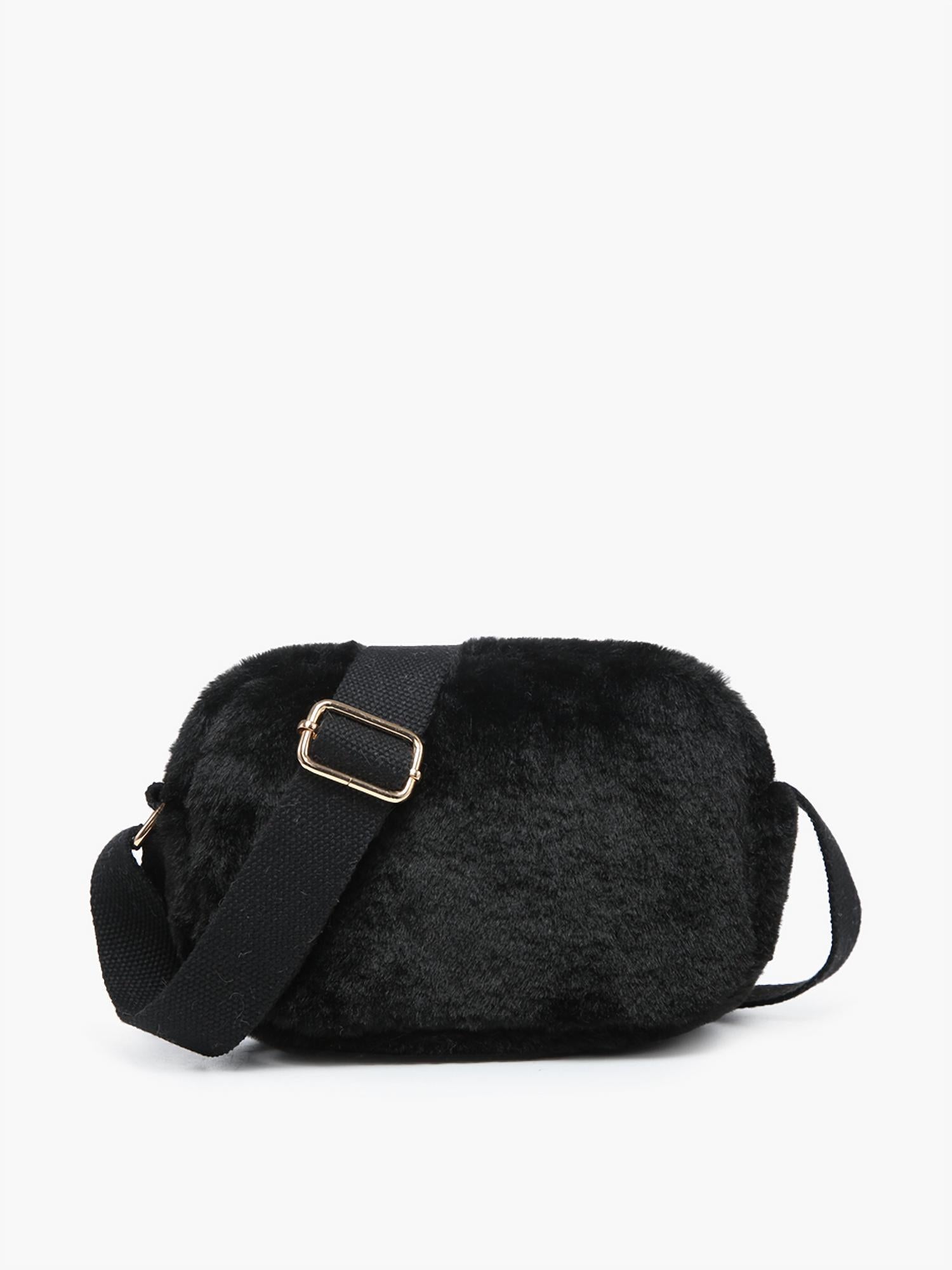Jen & Co. - Women's Geneva Faux Fur Belt Crossbody Bag