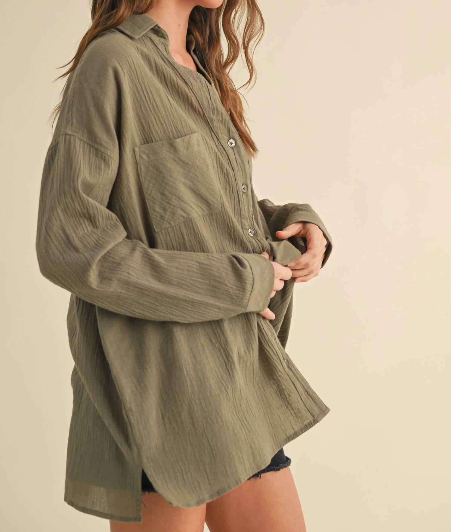 Miou Muse - Remington Button Down Basic Shirt