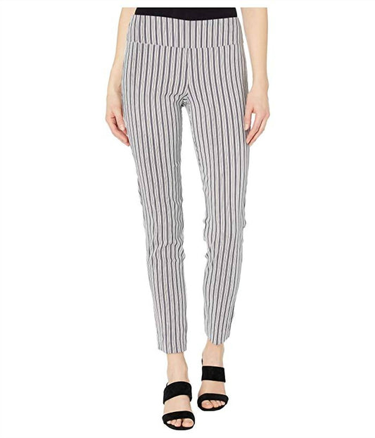 Ship Shape Pull-On Pants with Back Slit Detail