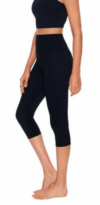 Miraclesuit High-rise Capri Leggings in black - women's pants - detail view