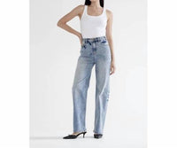 Mica Denim - Straight Leg Loose Fit Jeans