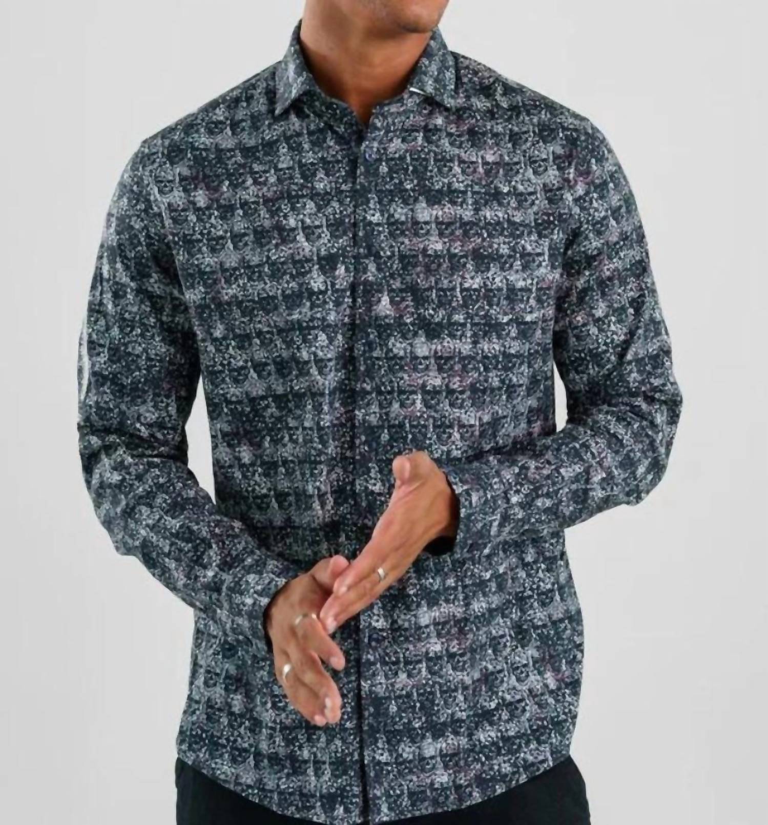 Stone Rose - Nova - Skulls Long Sleeve Shirt