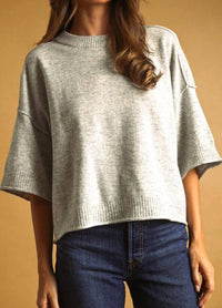 Miou Muse - Short Sleeve Sweater
