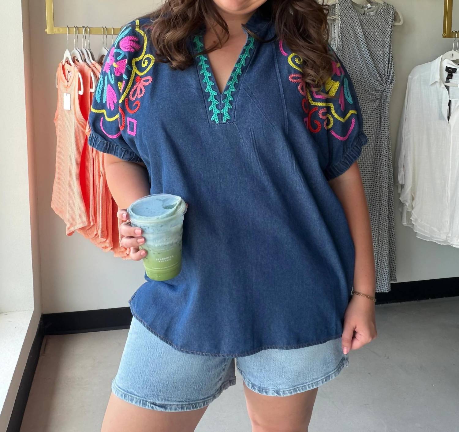 Umgee - Women's Vibrant Sleeve Dolman Top