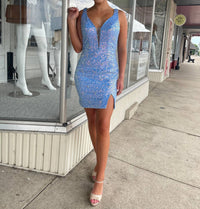 Splash Prom - Open Back Mini Dress