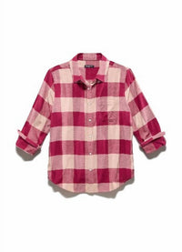 Flags & Anthem Georgianna Collared Neck Shirt in buffalo plaid - women's shirt - view 4