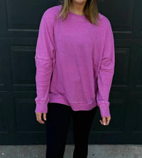 Mono B - Waffle Ribbed Pullover