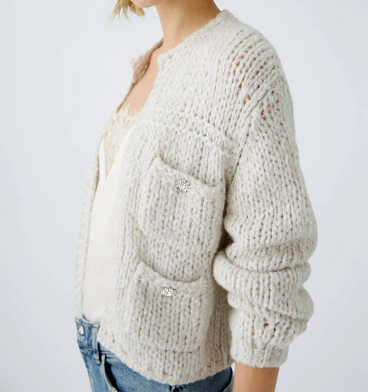 Oui - Chunky Knit Cardigan
