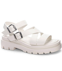 CHINESE LAUNDRY Women's Khan Smooth Sandals in bone - women's sandal