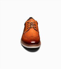 STACY ADAMS Men's Synergy Wingtip Oxfords in cognac - men's shoe - view 5