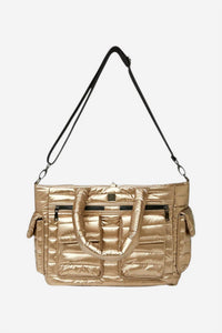 THINK ROYLN Women's Two Faced Reversible Tote Bag in pearl cashmere - women's bag - view 4