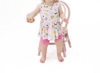 Angel Dear - Girl Power Peplum Tank Top And Bike Short