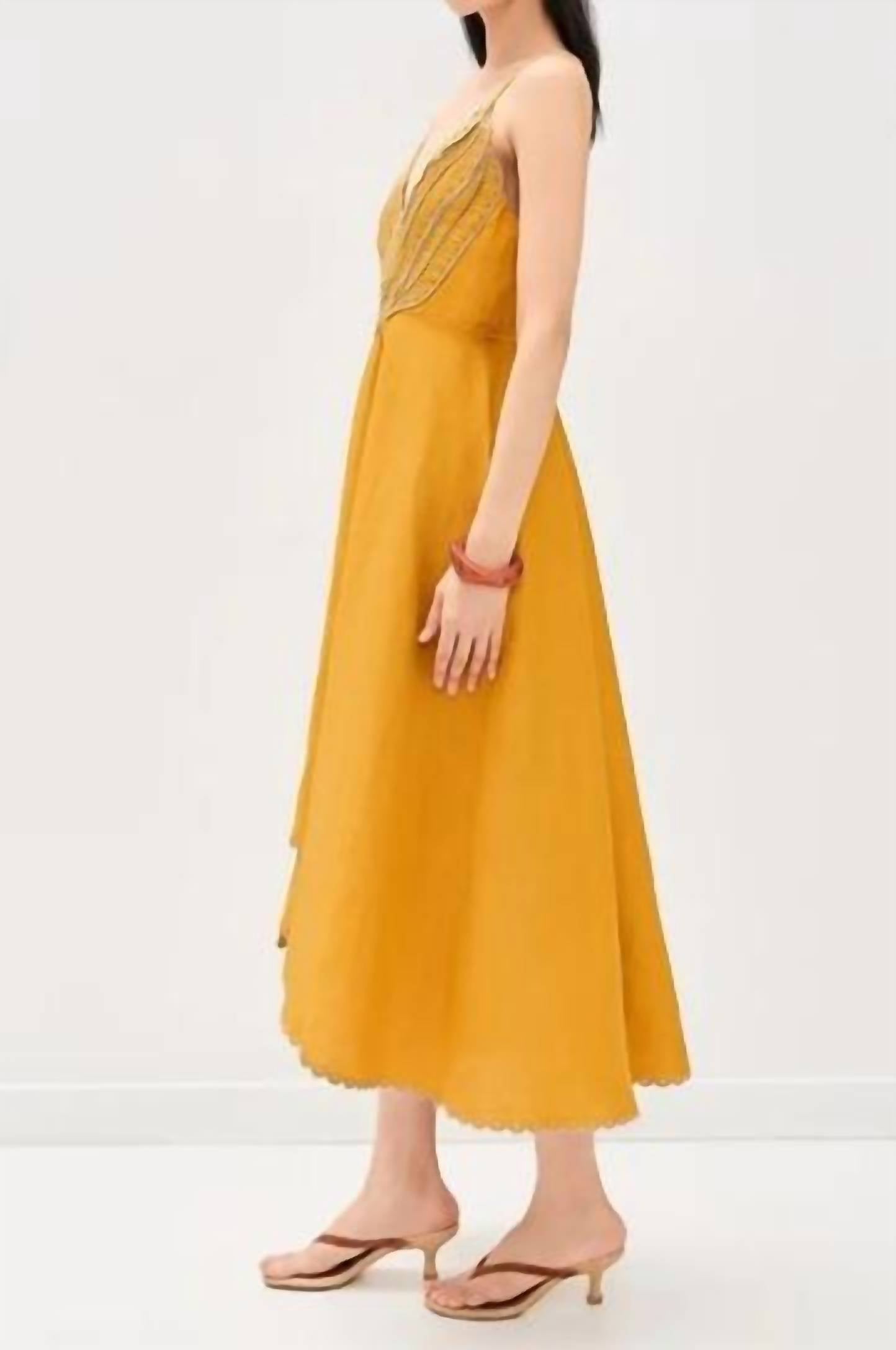 Farm Rio - Bananas Midi Wrap Dress
