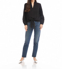 Fifteen Twenty - Scarlet Tie Front Top