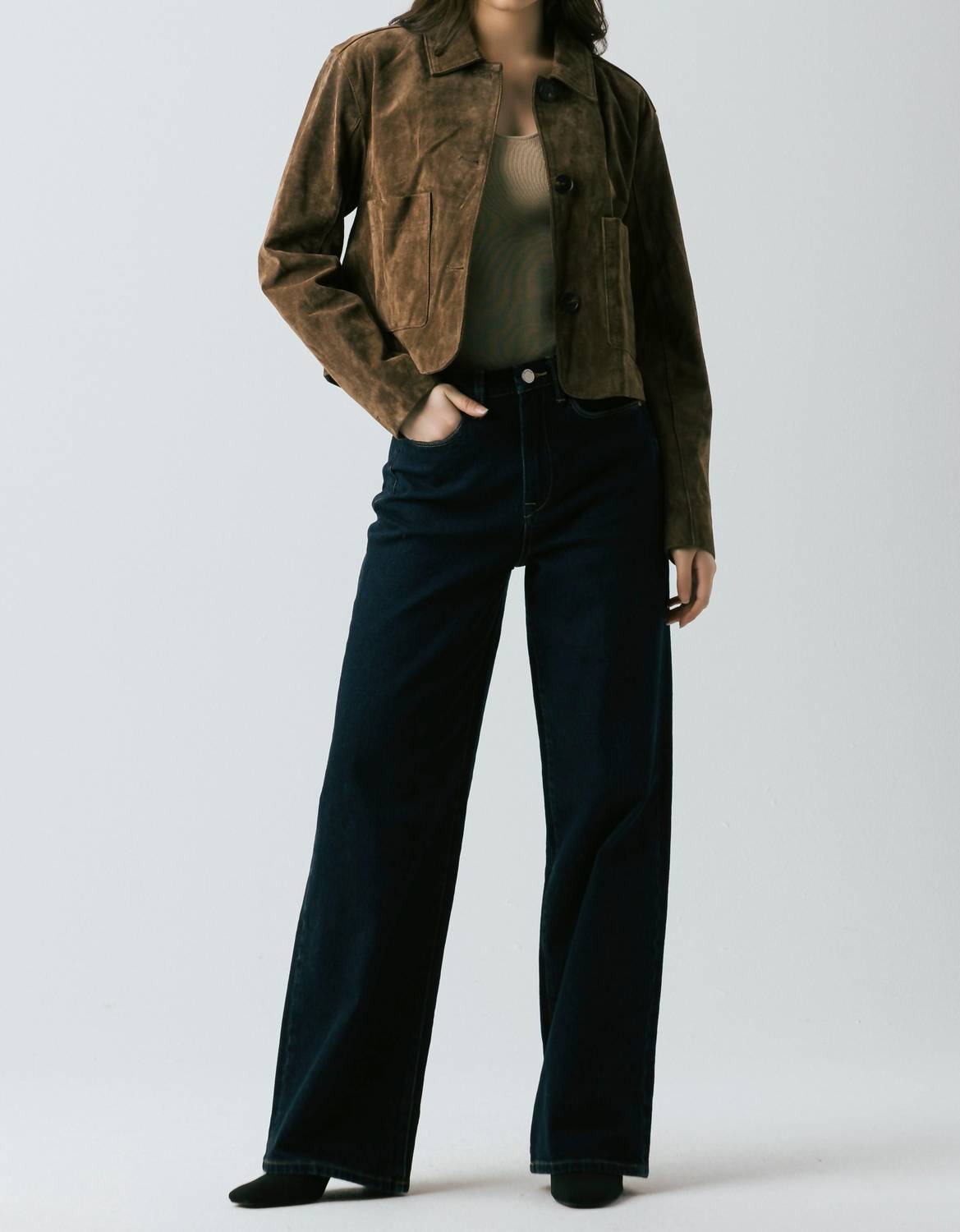 Blanknyc - Suede Cropped Jacket