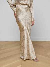 L'Agence - Ryker Silk Maxi Skirt