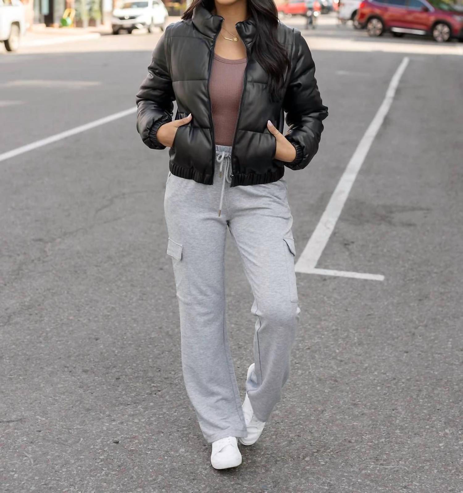 Grace And Lace - Faux Leather Jacket