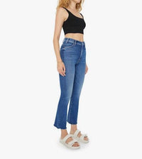 Mother - The Hustler High-rise Ankle Fray Jeans