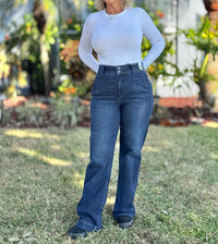 Judy Blue - Fancy Nancy Trouser Wide Leg Jean