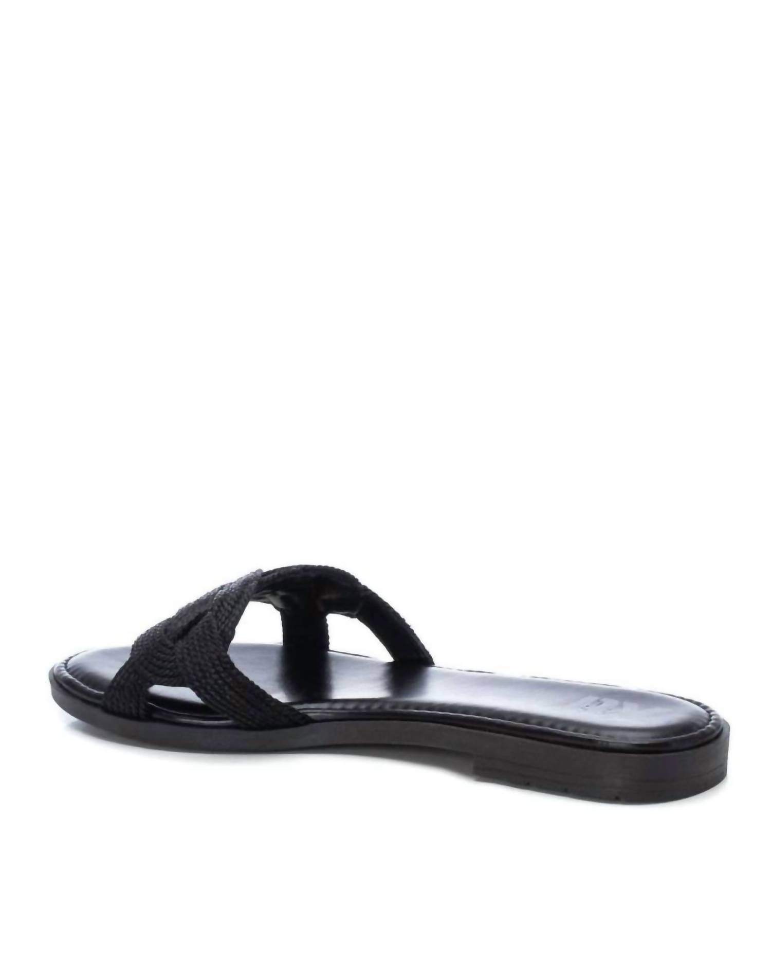Xti - WOMEN'S BRAIDED FLAT SANDALS