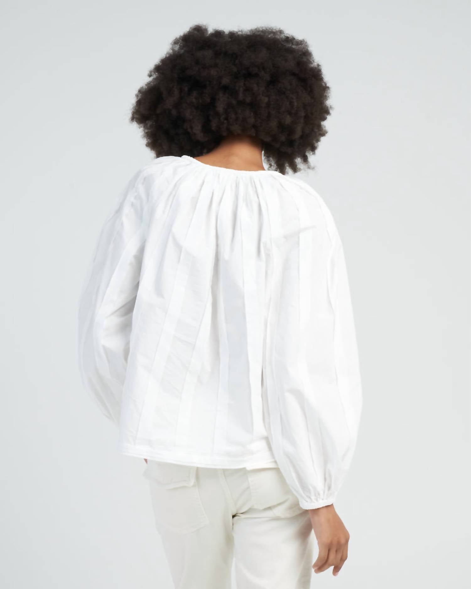 Ulla Johnson Juliette Blouse in pristine - women's blouse - view 4