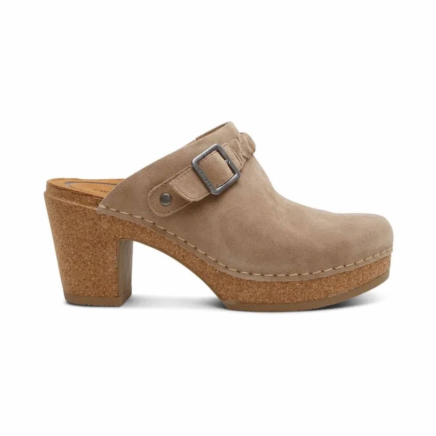 Aetrex - Women's Corey Slip On Heeled Clogs