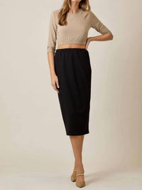 Celeste - Knee Length Pencil Skirt