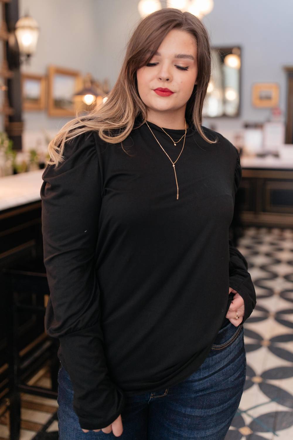 A Little Puff In Your Sleeve Blouse