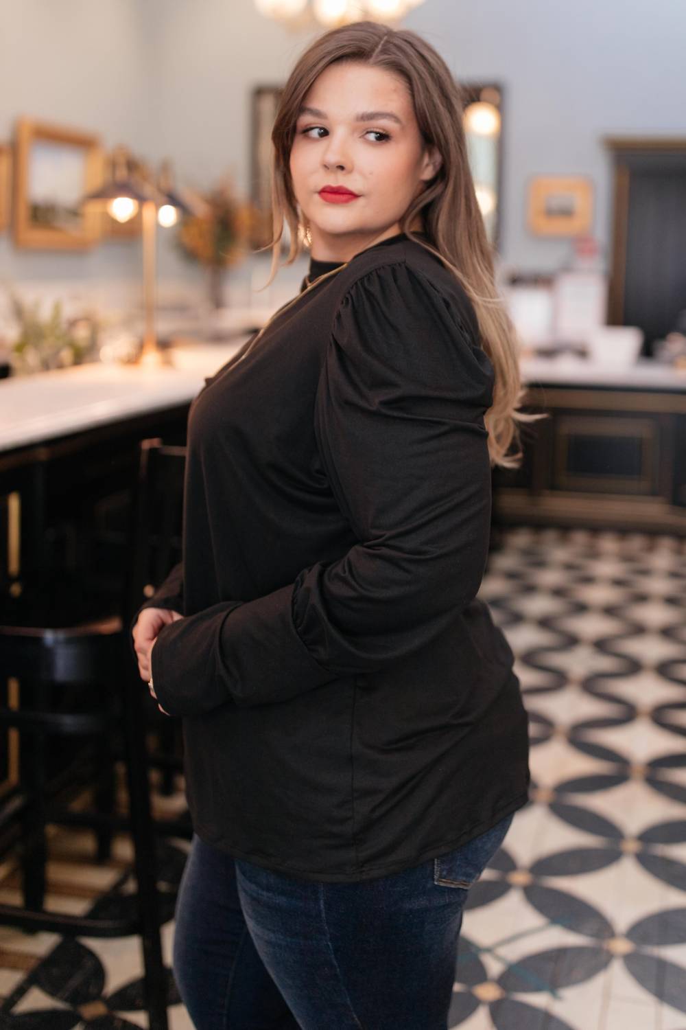 A Little Puff In Your Sleeve Blouse