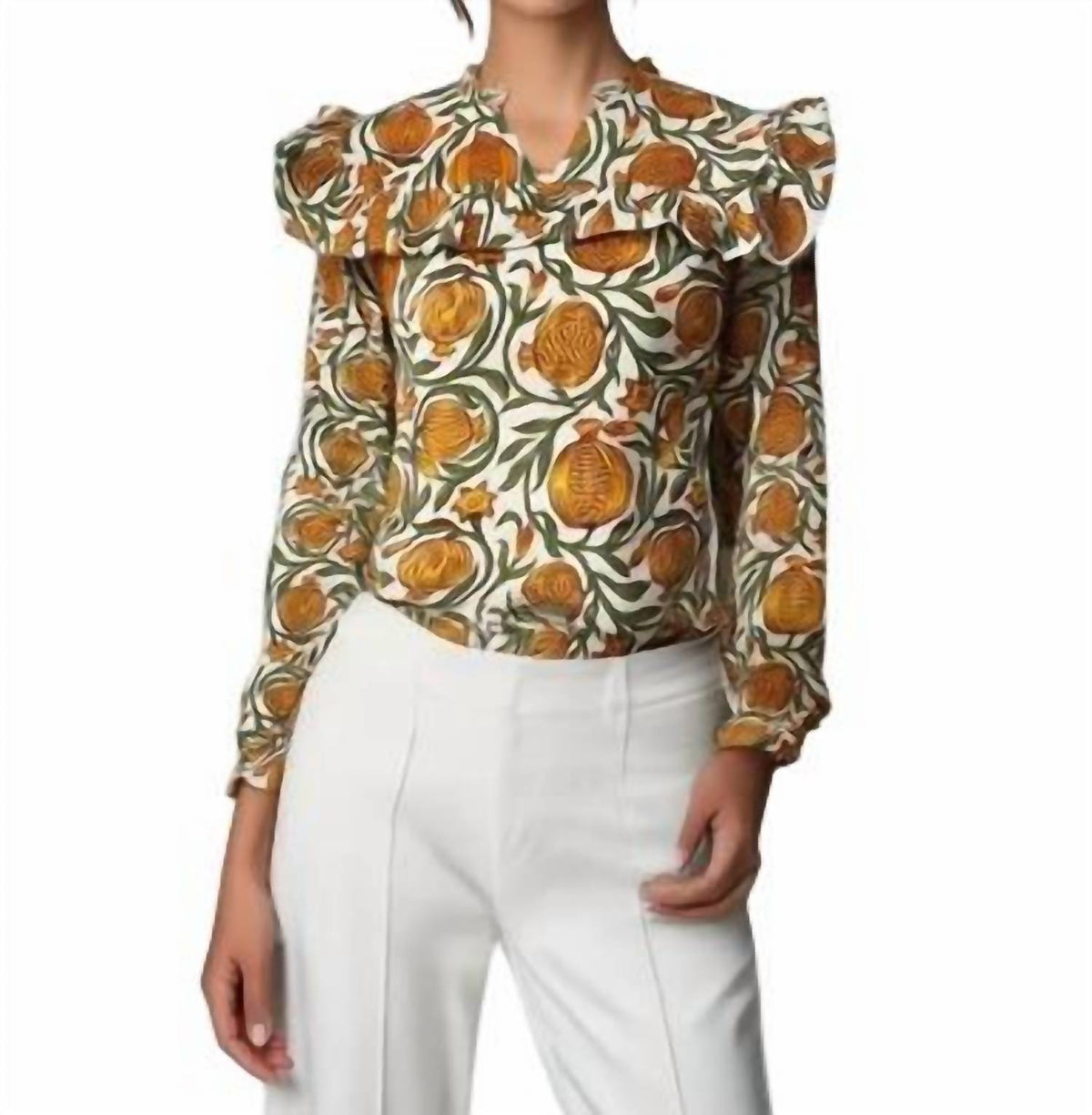 Celina Moon - Ruffle Blouse