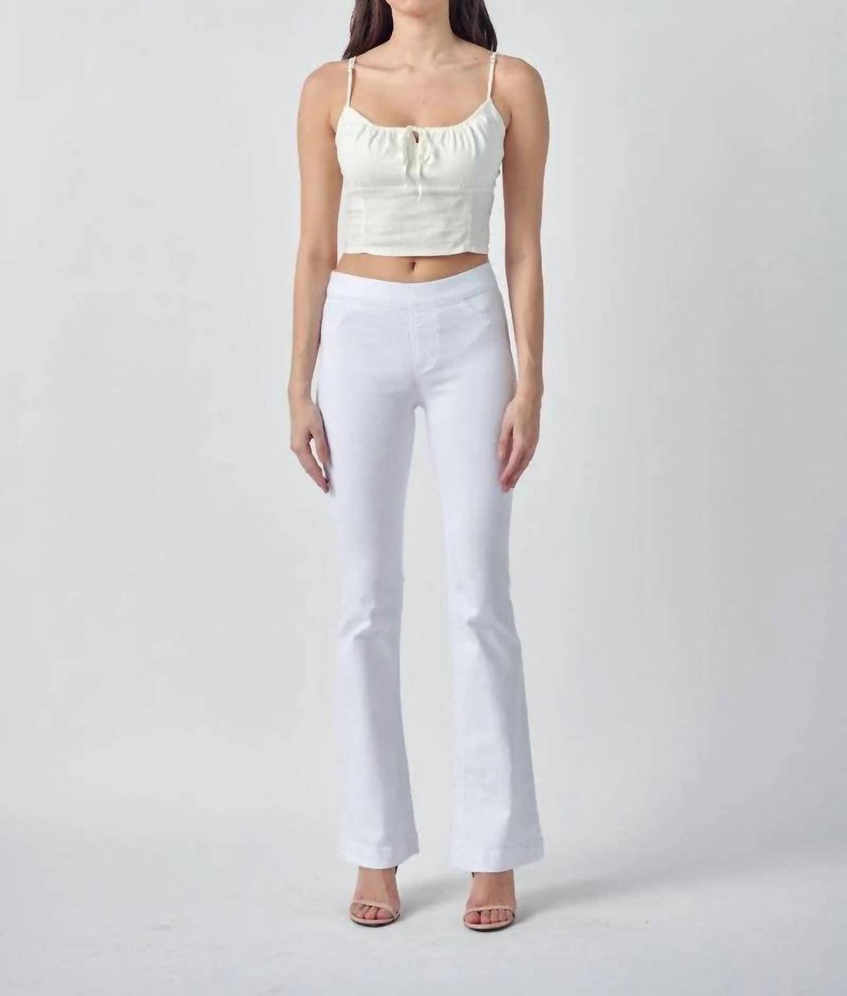 Cello - Mid Rise Pull On Flare Jeggings