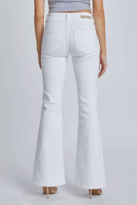 Cello - Two Button Mid Rise Flare Jeans