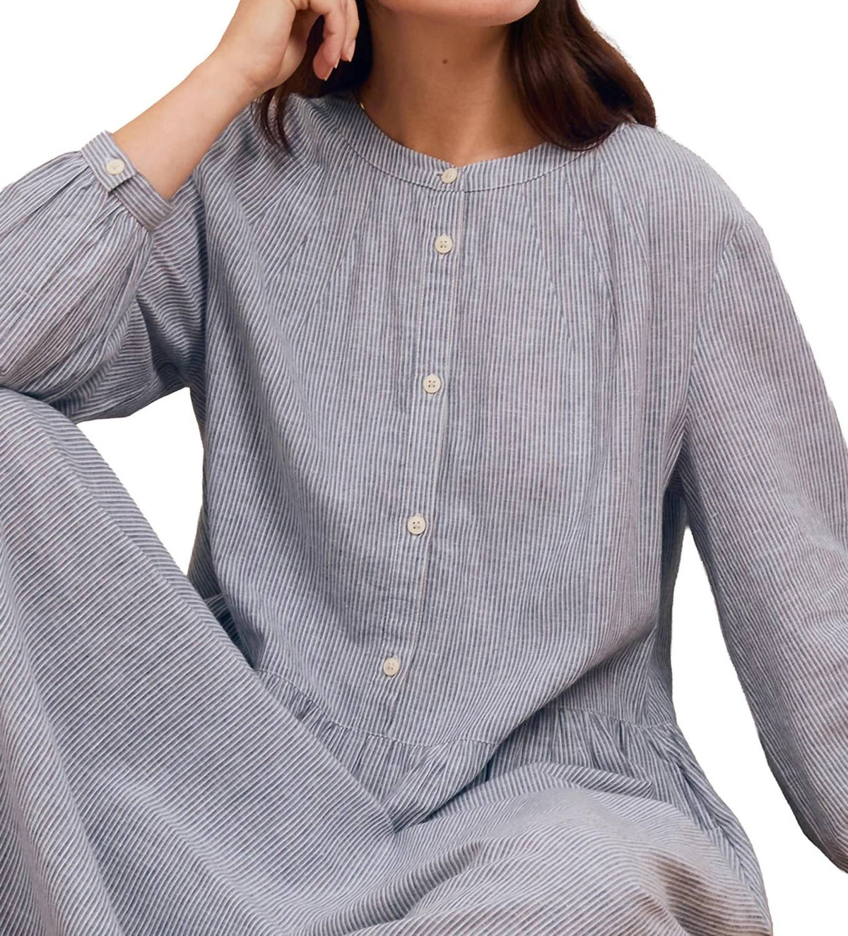 Celtic & Co. - Button Front Midi Shirt Dress